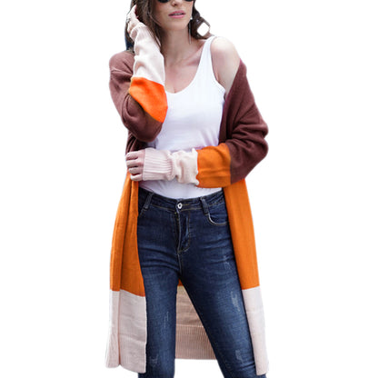 Long Striped Cardigan