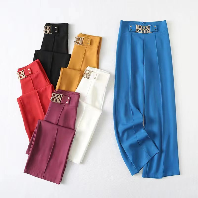 High-Waist Wide Pants