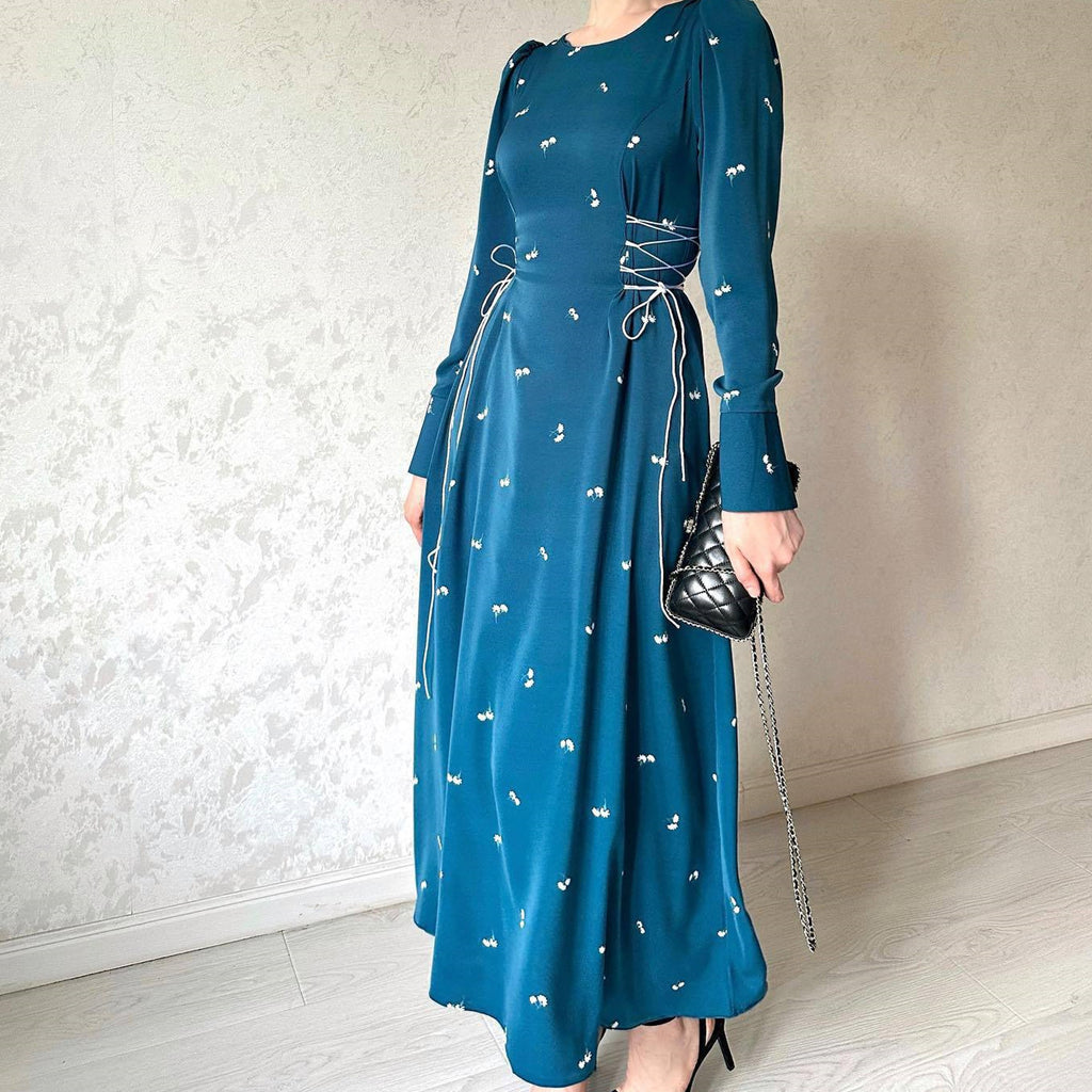 Sky Blue Waist Dress