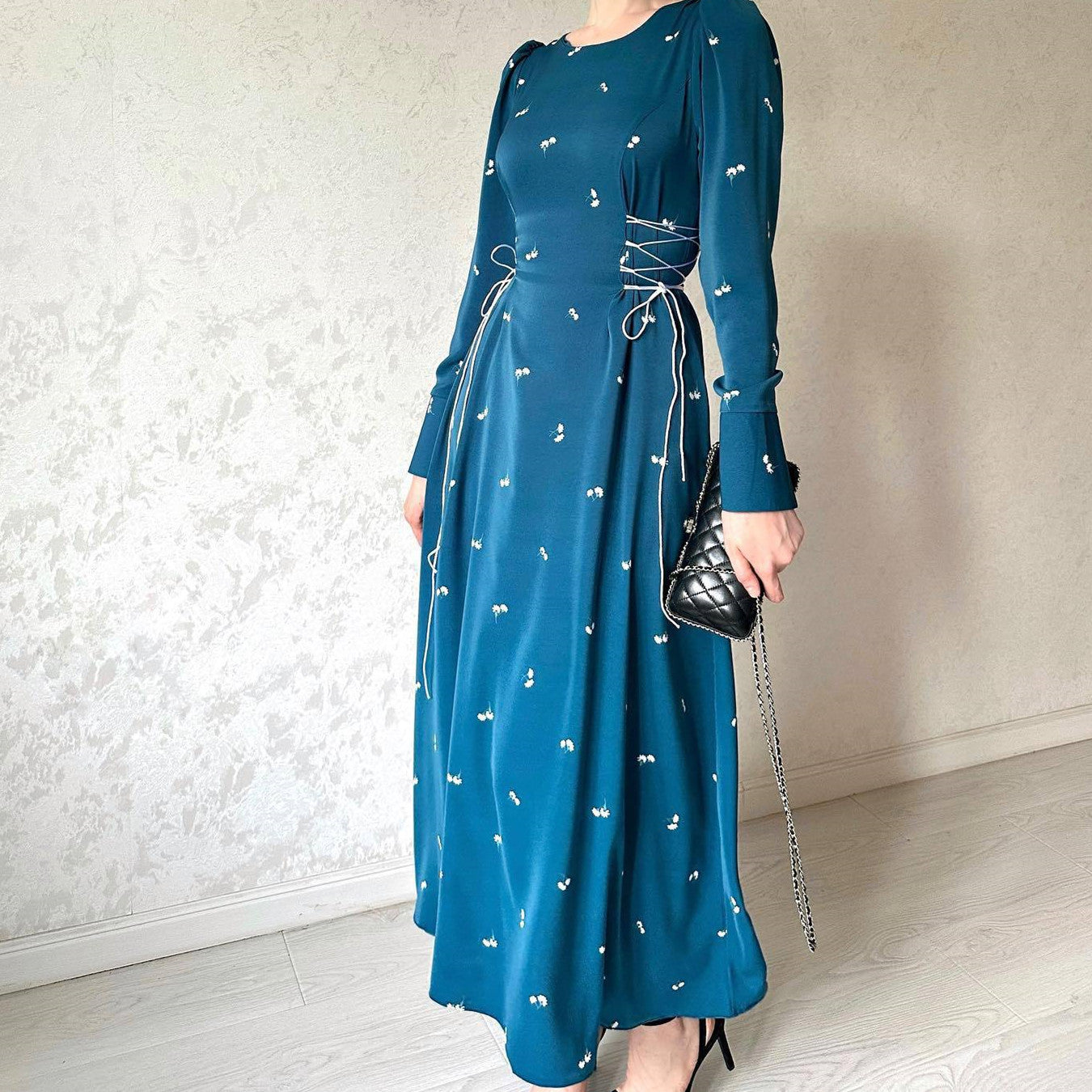 Sky Blue Waist Dress