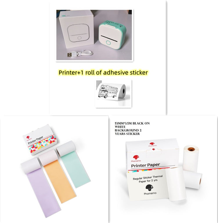 Mini Bluetooth Thermal Label Printer