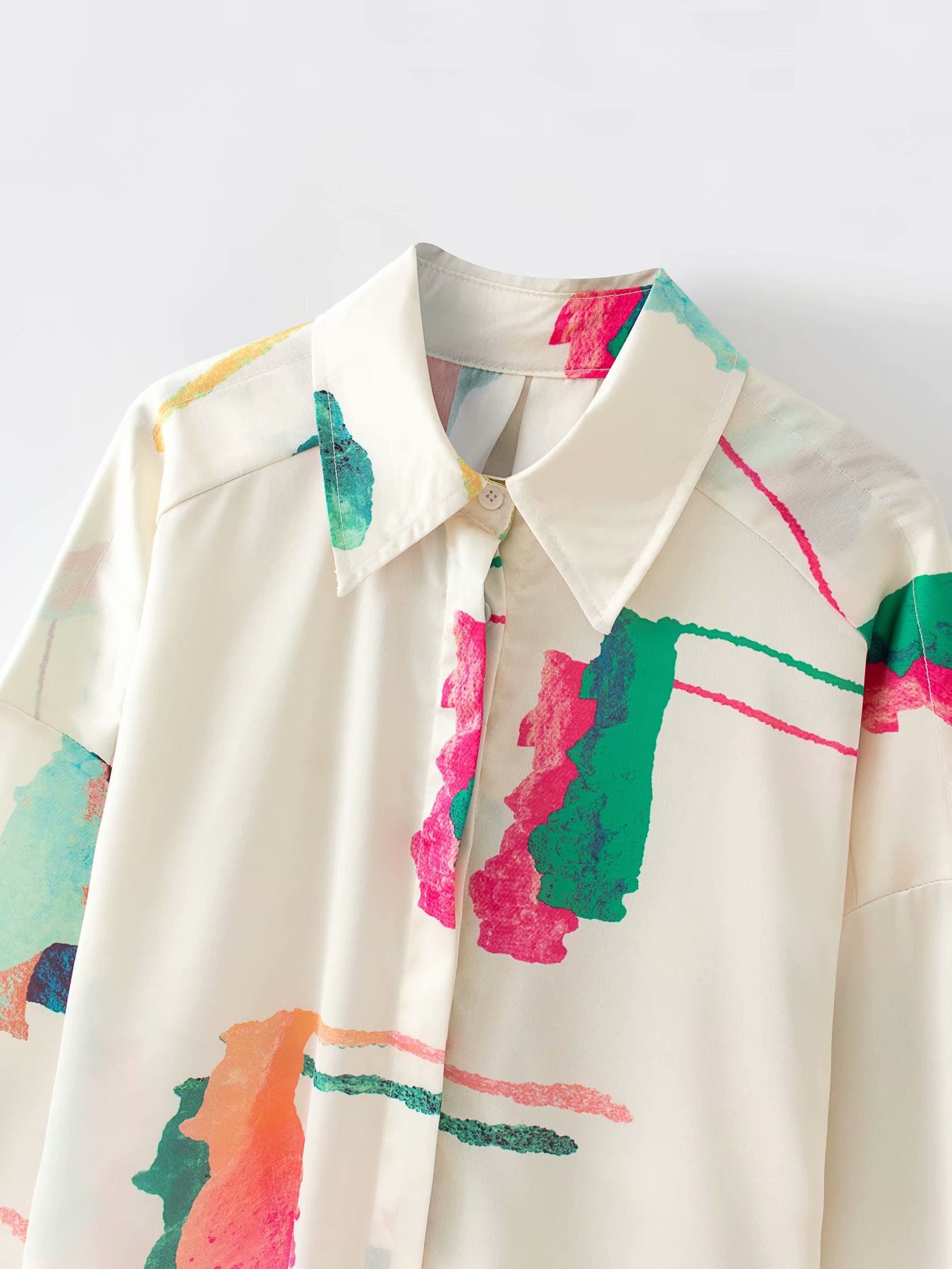 Oversized Cream Blouse