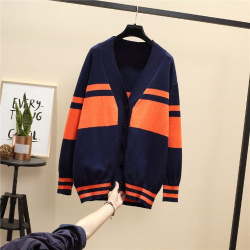 Color-Block Cardigan