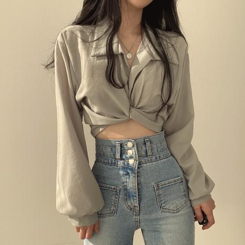 Off-Shoulder Red Blouse