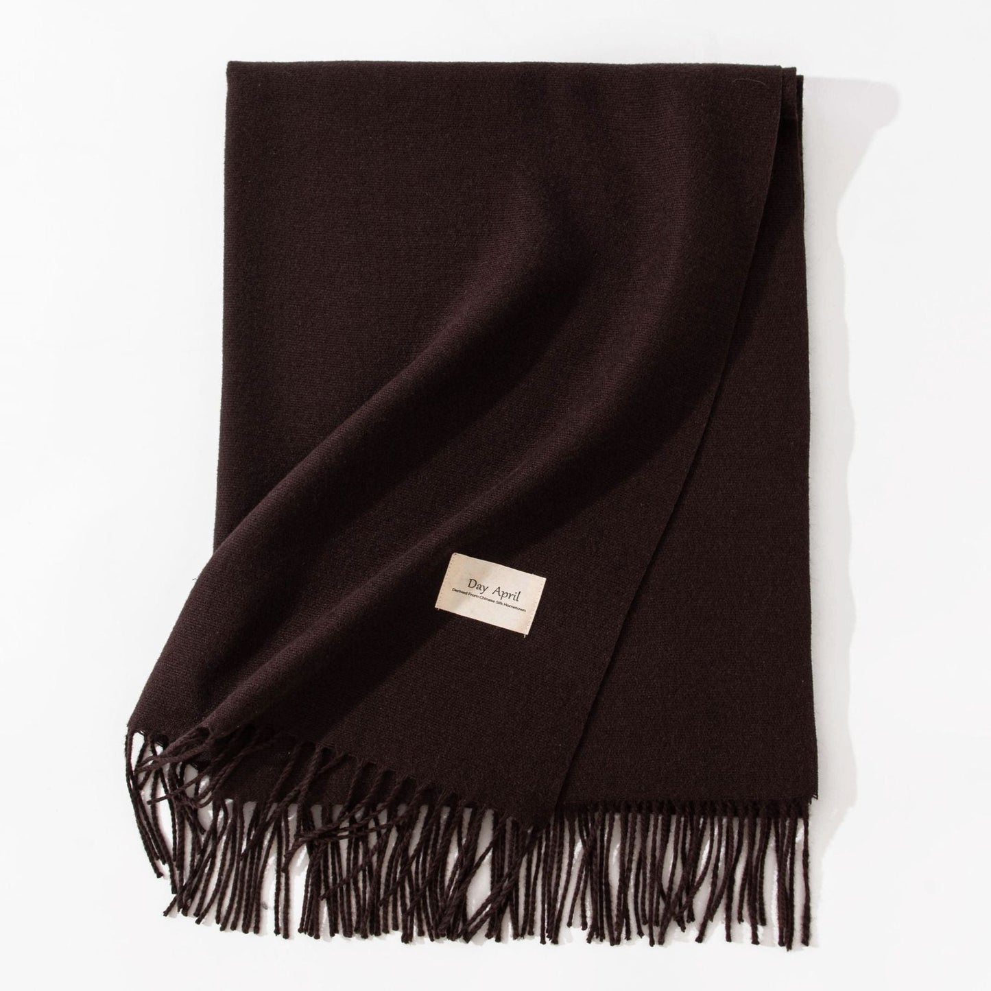 Cashmere-Feel Winter Shawl