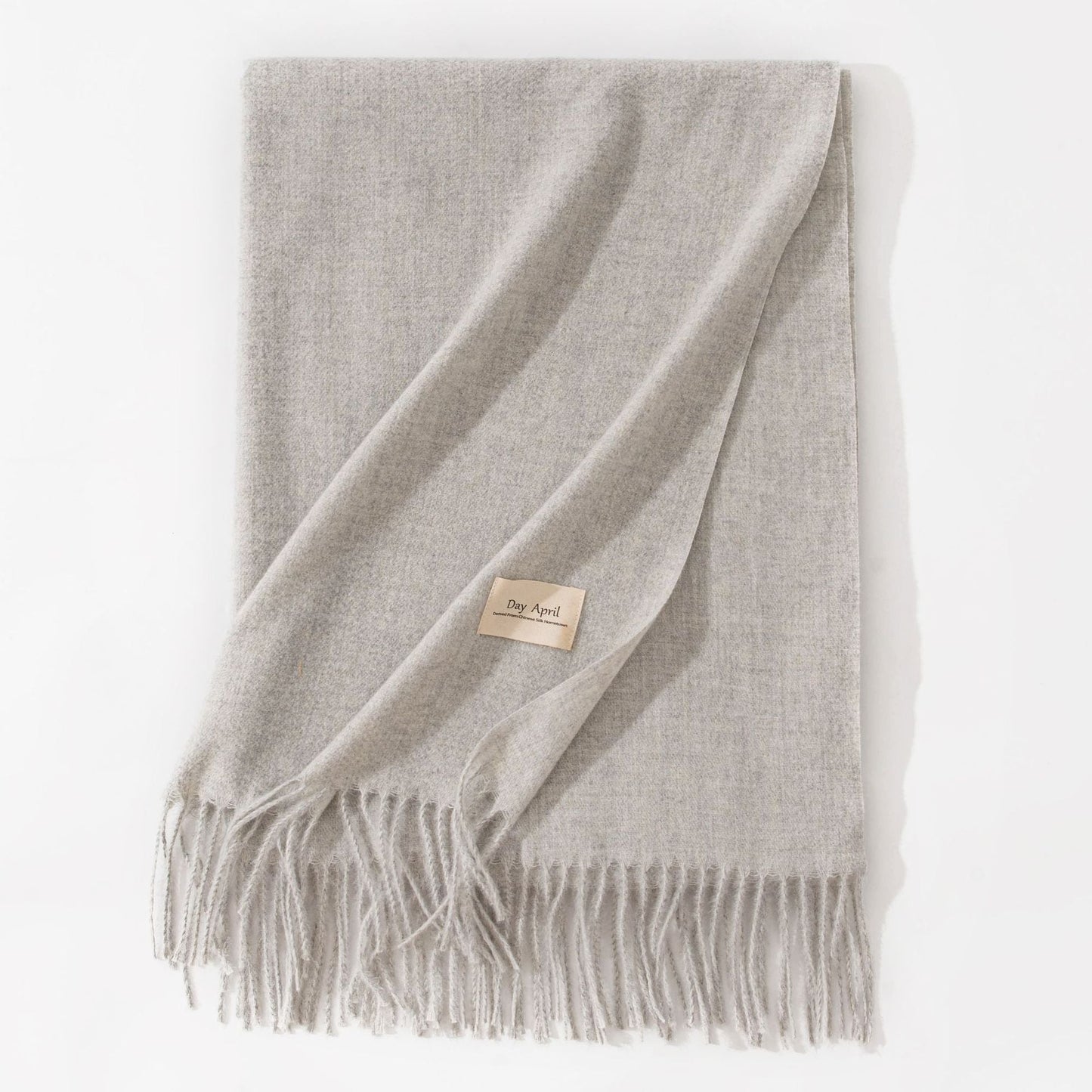 Cashmere-Feel Winter Shawl