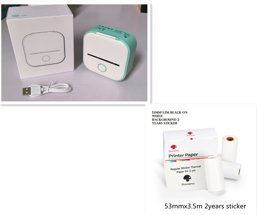 Mini Bluetooth Thermal Label Printer
