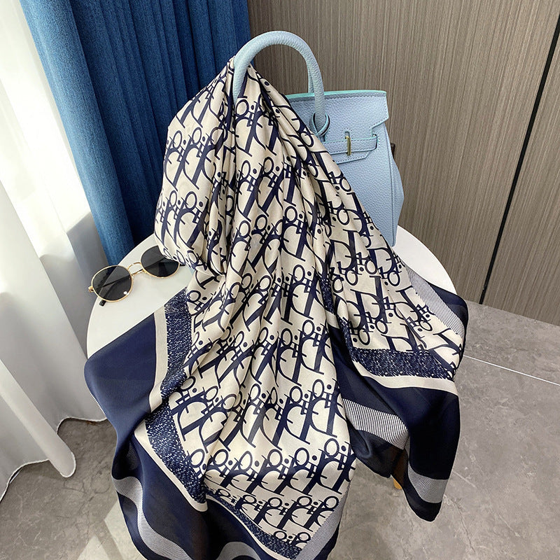 Silk-Blend Wrap Scarf