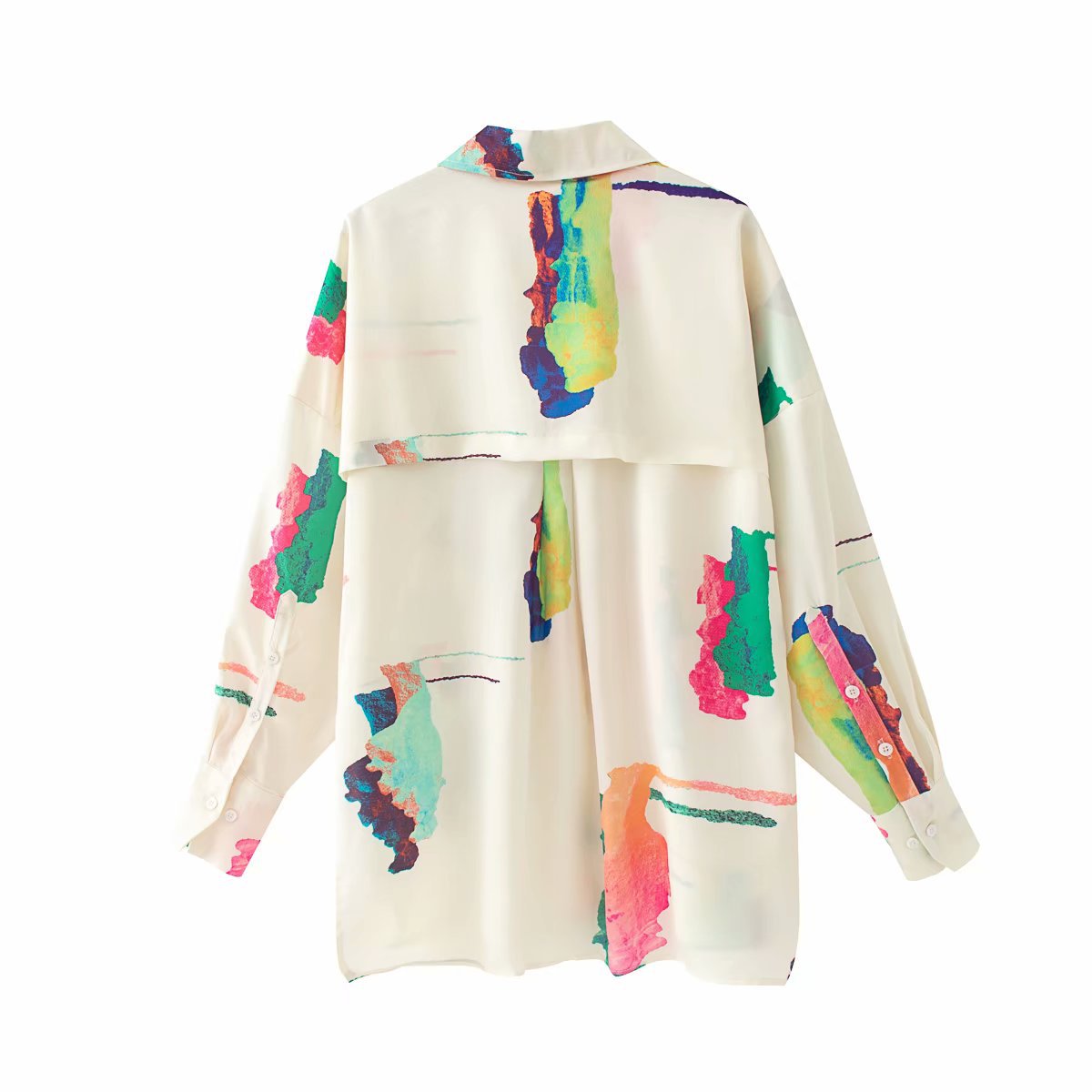 Oversized Cream Blouse