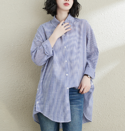 Striped Loose Blouse