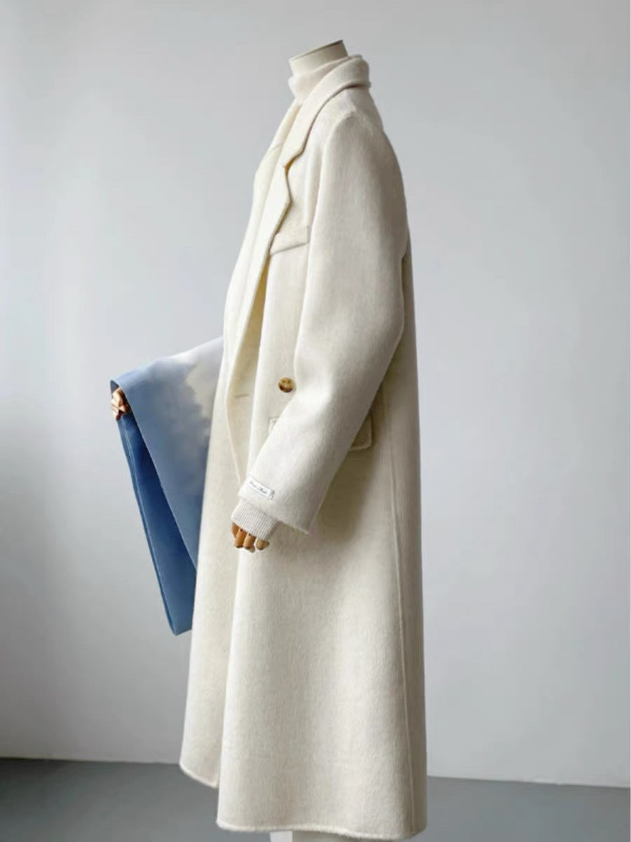 Mid-Length Wool Coat