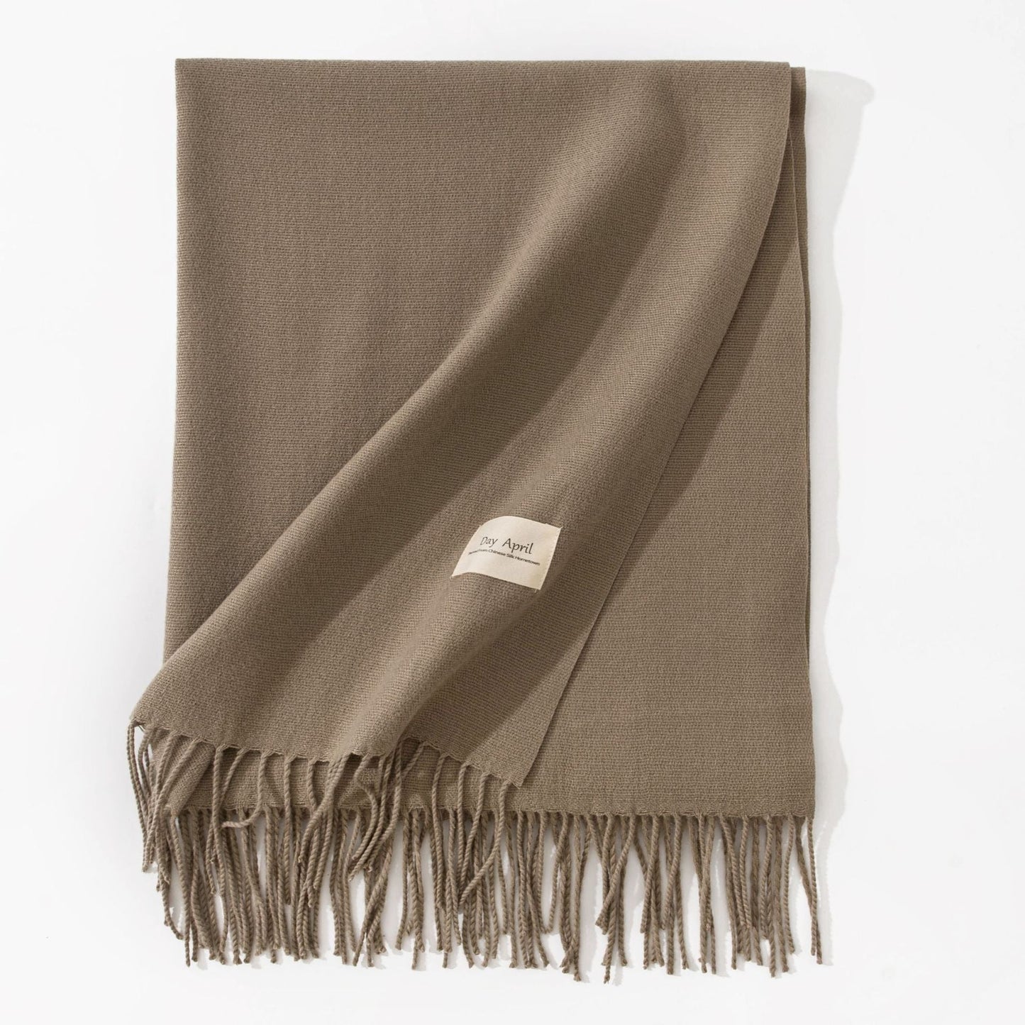 Cashmere-Feel Winter Shawl