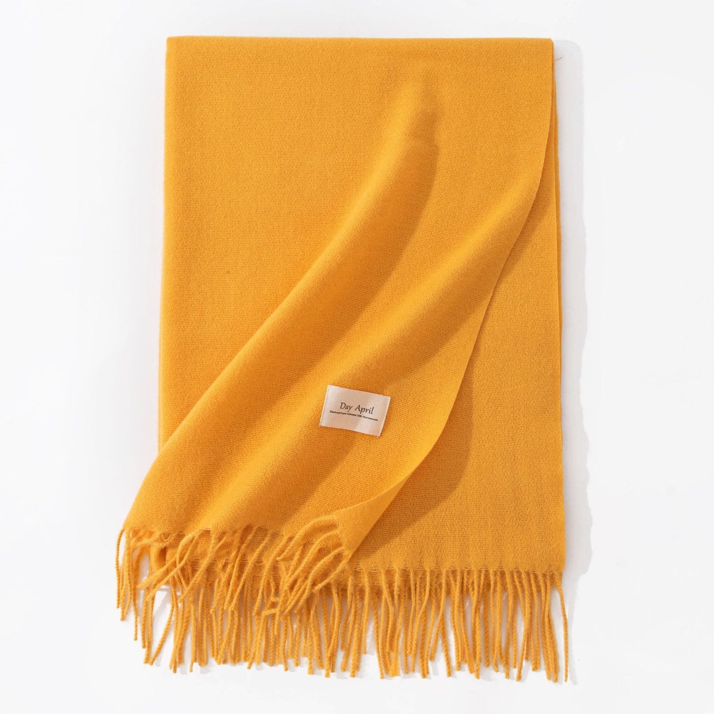 Cashmere-Feel Winter Shawl