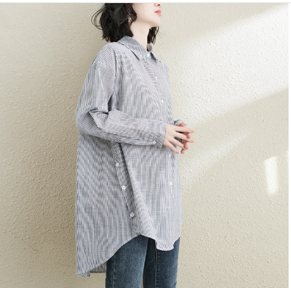 Striped Loose Blouse