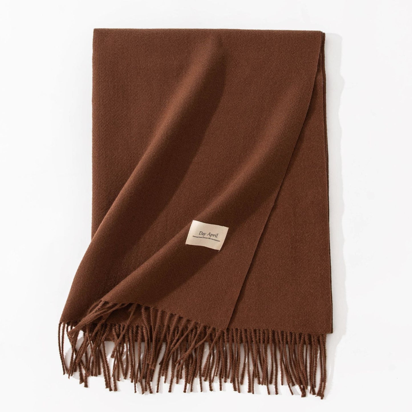 Cashmere-Feel Winter Shawl
