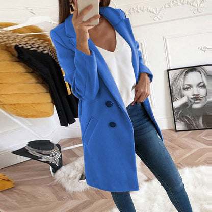 Buttoned Wool Coat