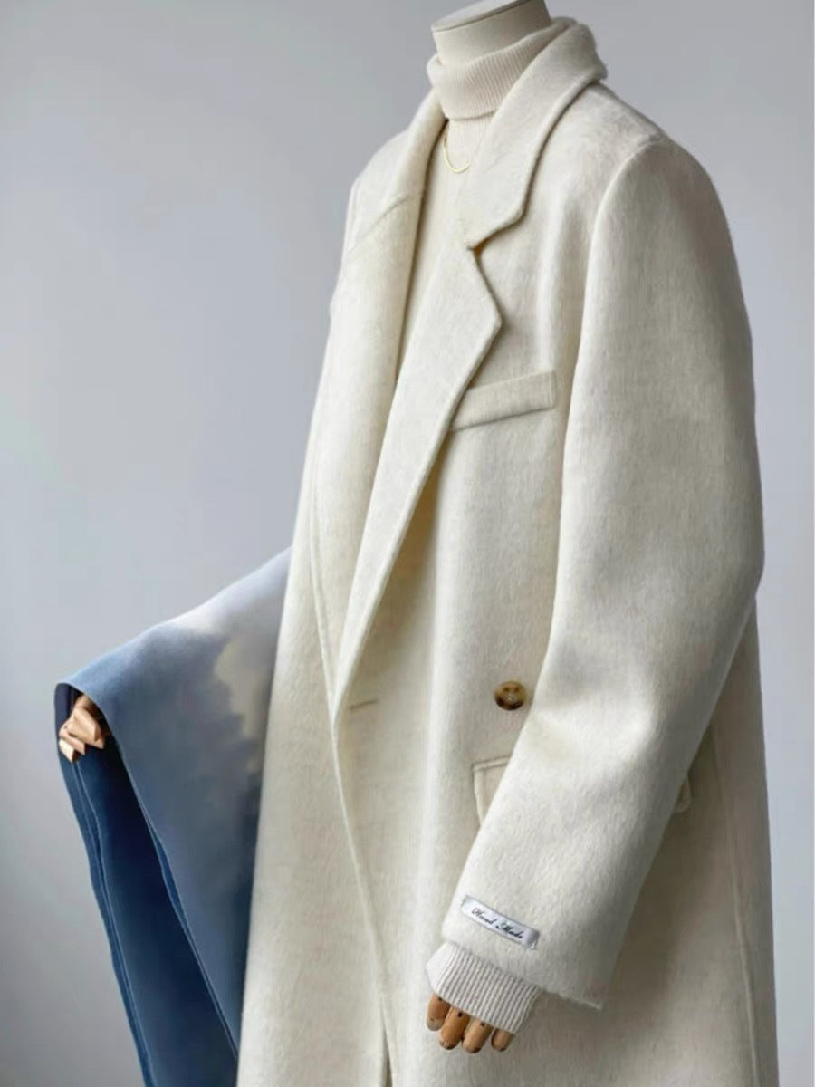Mid-Length Wool Coat